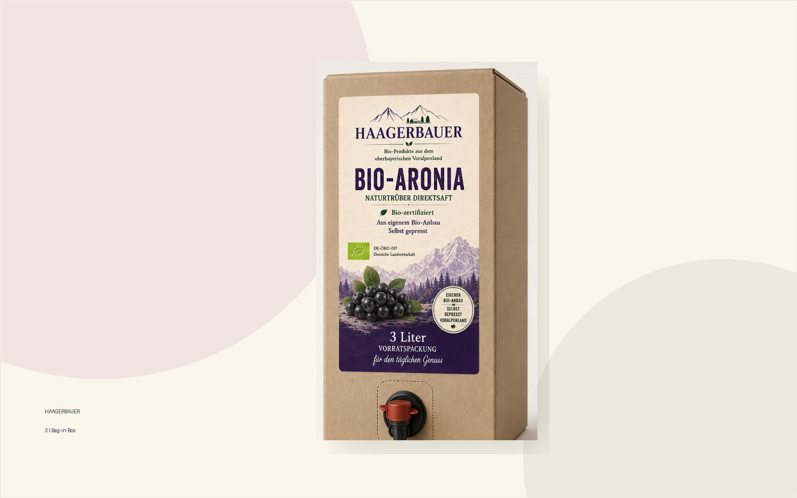Bio-Aronia Direktsaft 3 l Vorratspackung