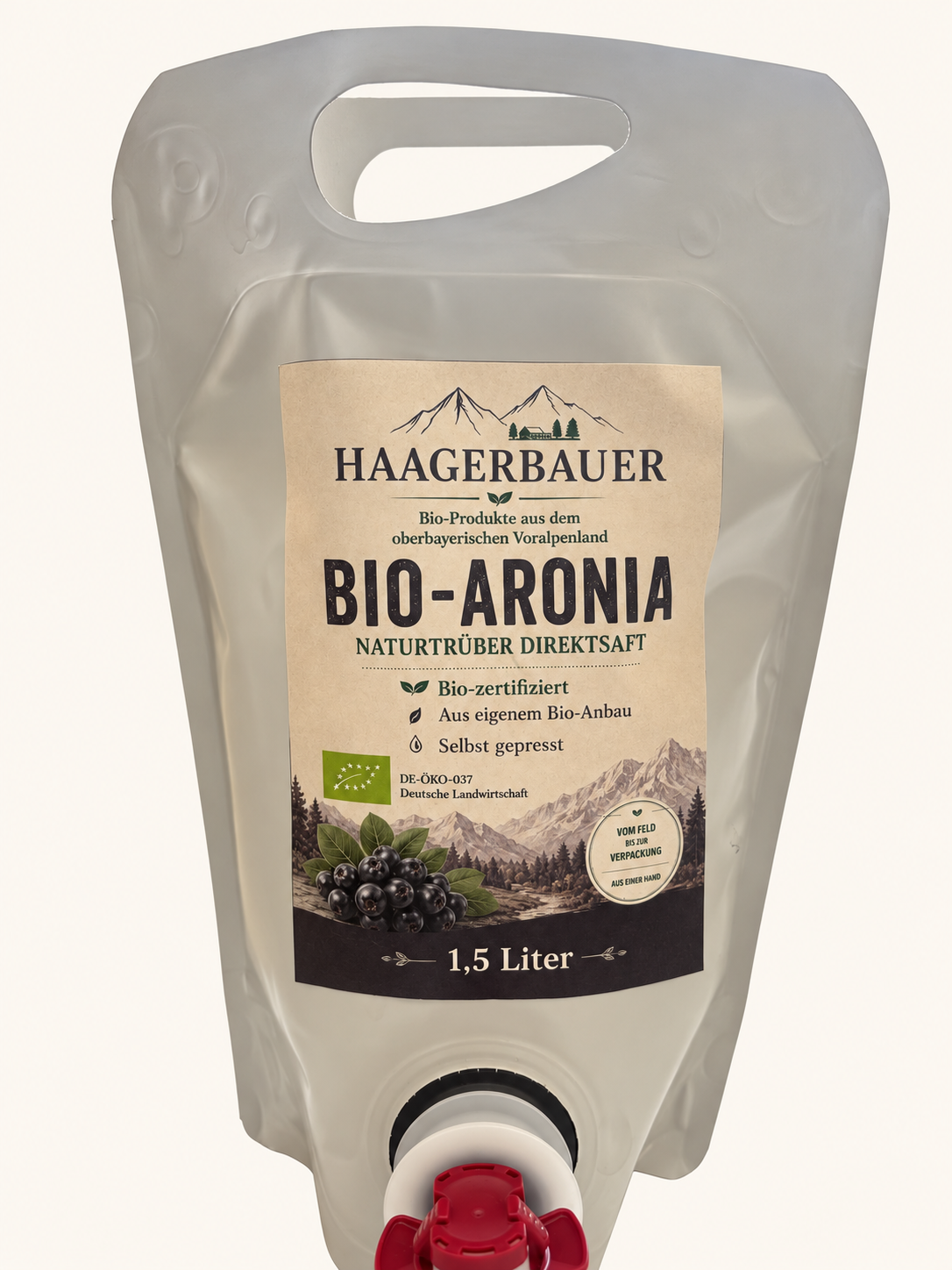 Bio-Aronia Direktsaft 1,5 l Standbeutel