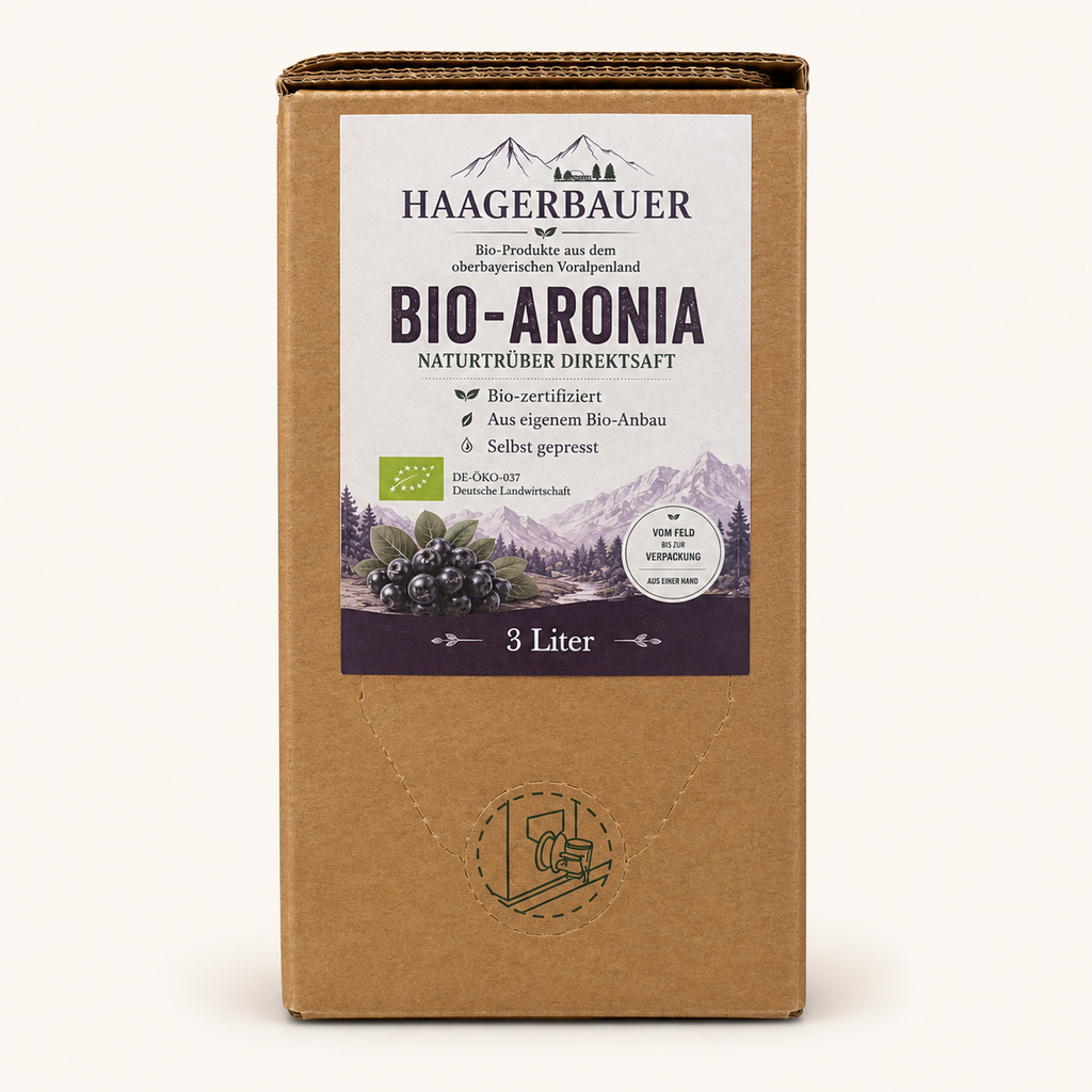 Bio-Aronia Direktsaft 3 l Vorratspackung