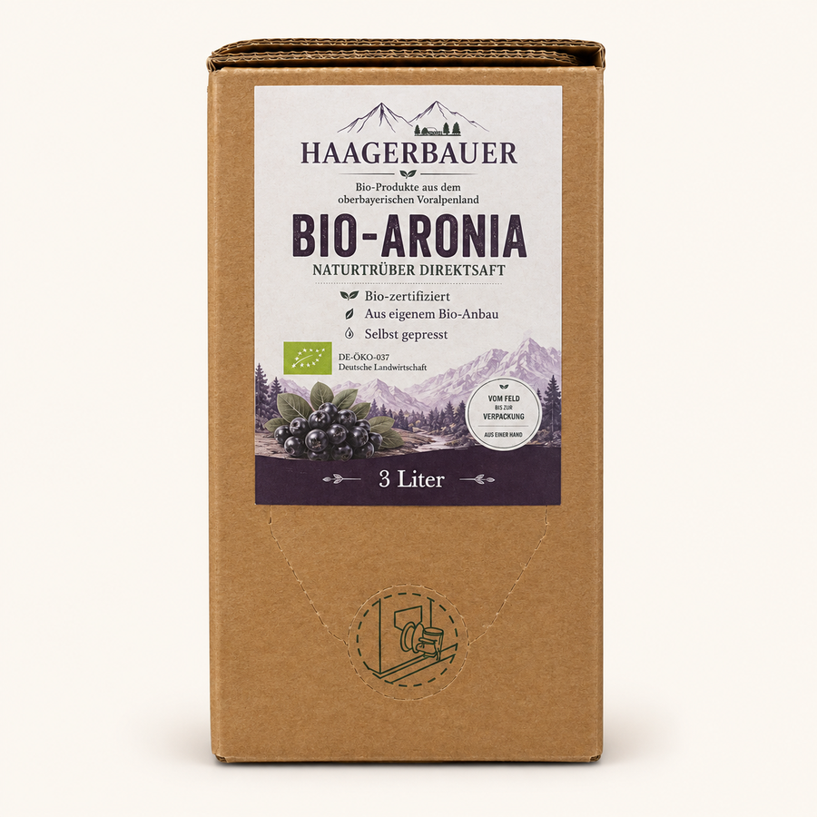 Bio-Aronia Direktsaft 3 l Vorratspackung